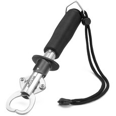 BOOMS FISHING G01 附秤多功能魚夾 BFFGG0194K10, 黑色, 1個