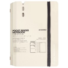 口袋型筆記本, 米色, 1本