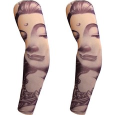 요고조고 스포츠용 문신 토시 2p, 12 TS116