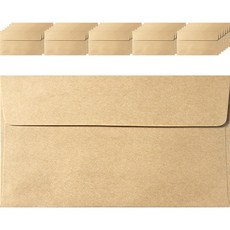 2Youngdesign 牛皮紙信封, 隨機出貨, 50個