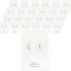 索爾特麥西飾品吊牌 XL, 100個, 混合色