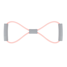 Areumtree 伸展8字拉力彈力帶, 粉紅色, 1個