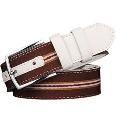 Tinymay男款休閒高爾夫腰帶, 深棕色