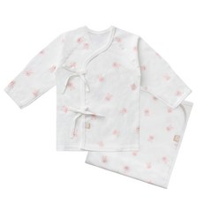 BABY&I 新生兒肚衣 + 包巾套組