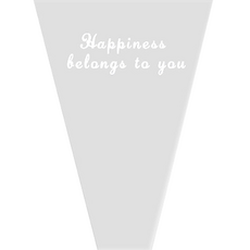 Fancy Fix 透明花束包裝紙 L, 50個, 02 幸福