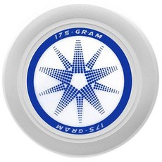 스포츠레저 기타스포츠 스로어웨이 원반 회전식, 06 블루 모노크롬 루미너스 프리스비, 1개