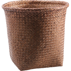 Bya KENS藤編花盆套 中, 棕色