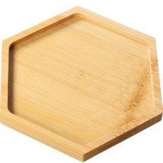 工整園藝六角花盆托盤, 單一顏色, 1個