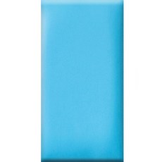 YOLO LIFE 房間床邊防撞壁貼 泡棉磚 20 x 50 cm, 天藍色, 1個