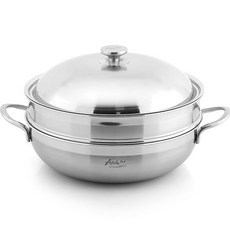 Shinyoung 蘋果鍋 五層不鏽鋼鍋蒸鍋, 30厘米