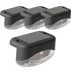 MIREU 太陽能角落燈 4入, 白色