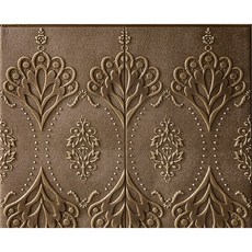 YOLO LIFE 3D 立體自粘牆貼泡沫塊 70 x 77 厘米, 珠簾咖啡棕, 1個