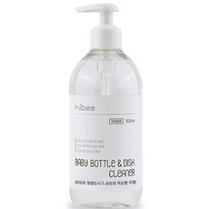hibee 奶瓶餐具清潔液 瓶裝 無香, 1個, 500ml