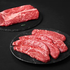 푸드랩플러스 미국산 소고기 더블 콤보 세트 600g (냉장), 1세트