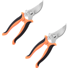 多功能園藝用修枝剪 橘色, 2個