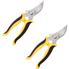 多功能園藝用修枝剪 黃色, 2個