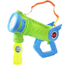 Jentoy Thunder自動一鍵式泡泡槍, 綠色 + 藍色, 1個