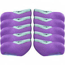 Blue Fog 高爾夫球桿鐵桿套 10入, 04 紫色