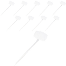 봄봄리빙 PVC 표지판 식물 화분이름표 타입 A 대 10p, 화이트