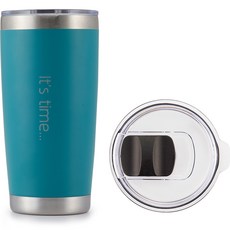 TALLSTOY It's time磁吸滑蓋式真空保溫杯, River Green, 591ml