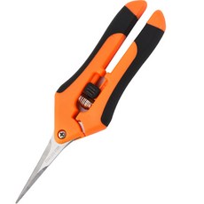 블랙트리 일자형 양손 나무 전지가위 오렌지, 1개