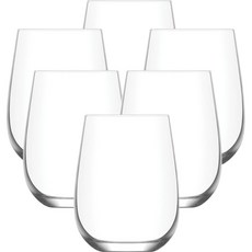 LAV GAI365 居家咖啡玻璃杯 475ml, 6個, 透明