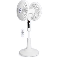 짐머만 듀얼 헤드 BLDC 스탠드 리모컨 선풍기 30cm, ZMDF-5512DC
