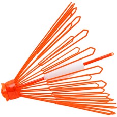 SAPA C빅 釣魚一鍵式頭部浮標回收器, 紅色, 1個