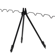 SAPA 7竿3節遠投竿架, 黑色