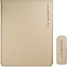 카디움 2인용 자충매트 + 보관 가방 세트 WV-4210, 베이지