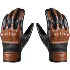 앤티스 프리미엄 라이더 바이크 장갑 양손착용, 브라운