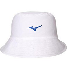 Mizuno Golf Mizuno Logo 雙面兩用漁夫帽, 白+藍