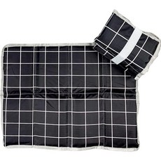 RaonToU 便攜式8折疊防水坐墊 2入, 09黑色