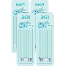 花形 HB 鉛芯 Good Grip 鉛筆 12 支 x 4 支套組, 1套, 藍色