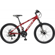 아텍스 프라임 240D 기계식 입문용 산악 MTB 자전거 60cm 반조립, 미조립, 레드, 레드실버, 1개