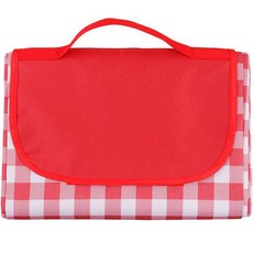 Sajasayo 春季郊遊野餐 防水野餐墊 HR2009, 紅色