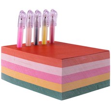 ban.do RAINBOW DOODLE便條紙+原子筆 5種組, 1套, 混合顏色