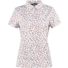 arnaldo bassini 女款圖案短袖高爾夫球襯衫 AB3BWTS403