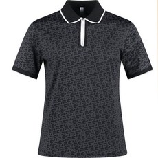 430高爾夫Lux高爾夫男款Shibori半拉鍊短袖高爾夫球衣 LB3M407 23-312