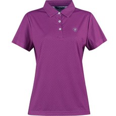 arnaldo bassini 女款圓點短袖高爾夫球襯衫 AB3BWTS404