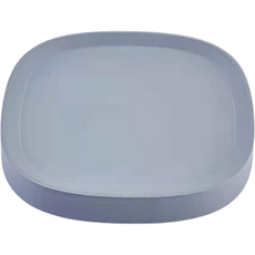 青麟園藝 可移動式帶輪方形花盆底座, 灰色