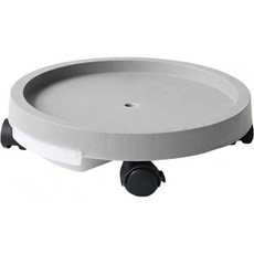 青林園藝360度旋轉移動式花盆水盤, 灰色