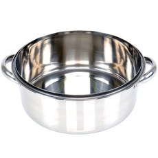 半島不鏽鋼不鏽鋼餃子蒸鍋湯鍋 大, 270mm, 1個