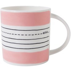 HANKOOK CHINAWARE 史迪奇馬克杯 350ml, 粉紅色, 1個