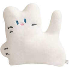 Rosae微笑貓咪枕頭娃娃沙發靠墊 Hello貓咪, Clova White