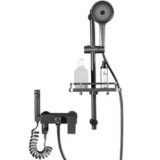 Love Trees高級型淋浴水龍頭 黑色 A型, 1個