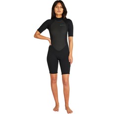 O'NEILL WMNS女款Factor BZ SS彈簧2mm連身衣 50432, 黑色 + 黑色 + 黑色