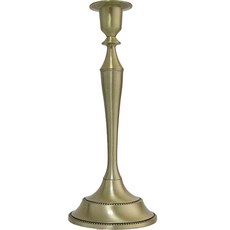 BomBom Living傳統圖案鋼製燭台 大, 綠色