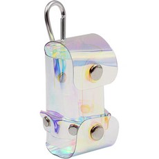 gosingle 高爾夫透明雙鈕扣2球球袋, 1個, 鐳射