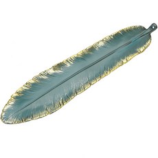 Econine 瑜珈冥想線香座 羽毛金邊, 混合色